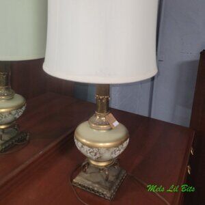Regency Style Ornate Gold Filigree Lamp
